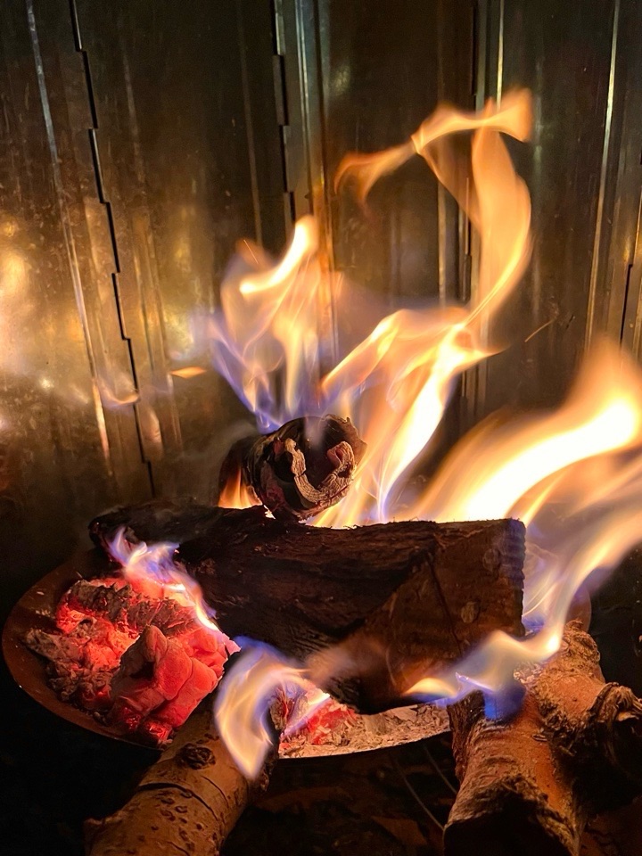 初めての自分一人だけの焚き火